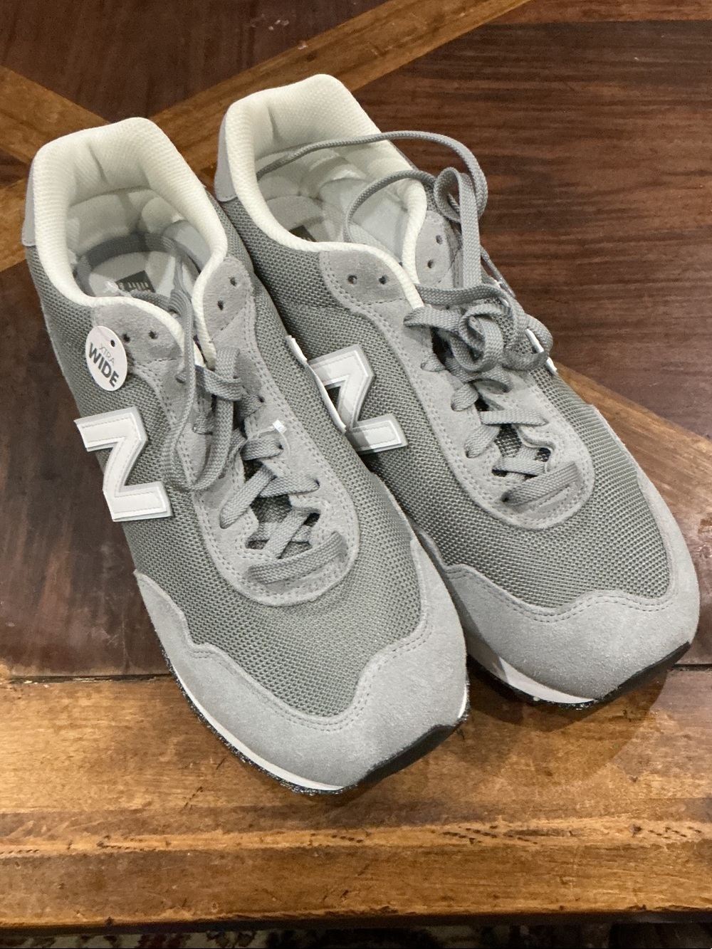 New Balance 515 Men's Gray Mesh Suede Casual Sneakers